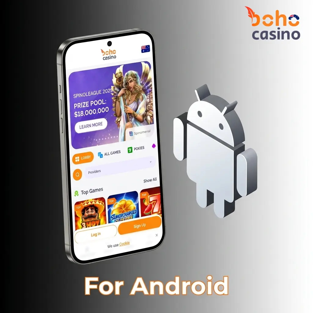 Boho Casino Android app APK download and installation guide for devices running Android 6.0 or higher