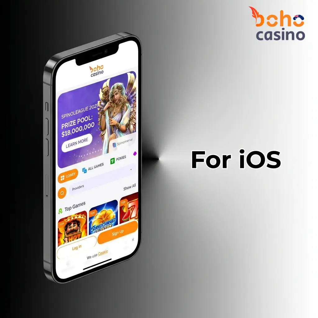 Boho Casino iOS app download steps on iPhone and iPad running iOS 12.0 or later via App Store